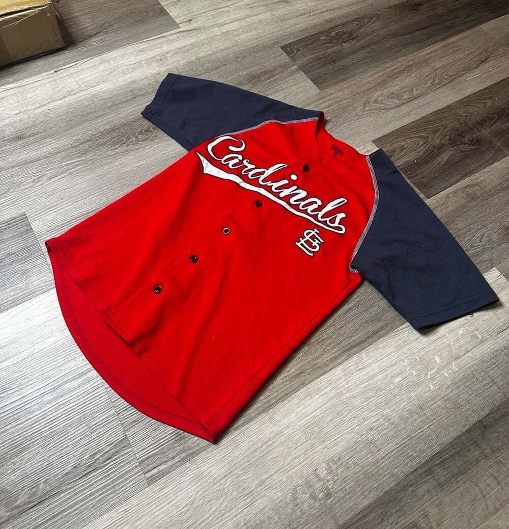 St. Louis Cardinals Ensor #7 Stitches Baseball Jersey